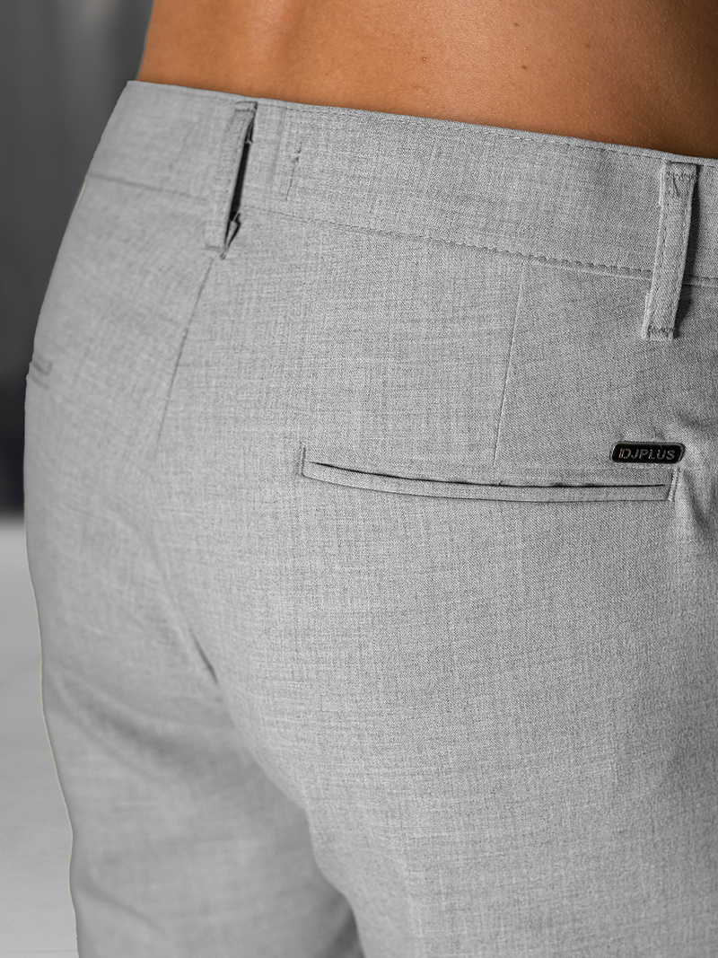 Pánske Chino Kraťasy Sivé OZONEE DJ/4400