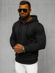 Pánska Mikina Čierna OZONEE JS/2008Z