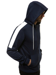 Pánska Mikina Námornícka modrá OZONEE JS/99005