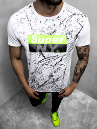 Pánske Tričko Biele OZONEE JS/SS11100Z