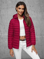 Dámska Bunda Bordová OZONEE JS/16M9101/06
