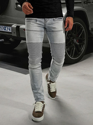 Pánske džínsy Svetlo Modré OZONEE O/EM8889Z