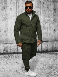 Pánska Bunda Khaki OZONEE O/G3035