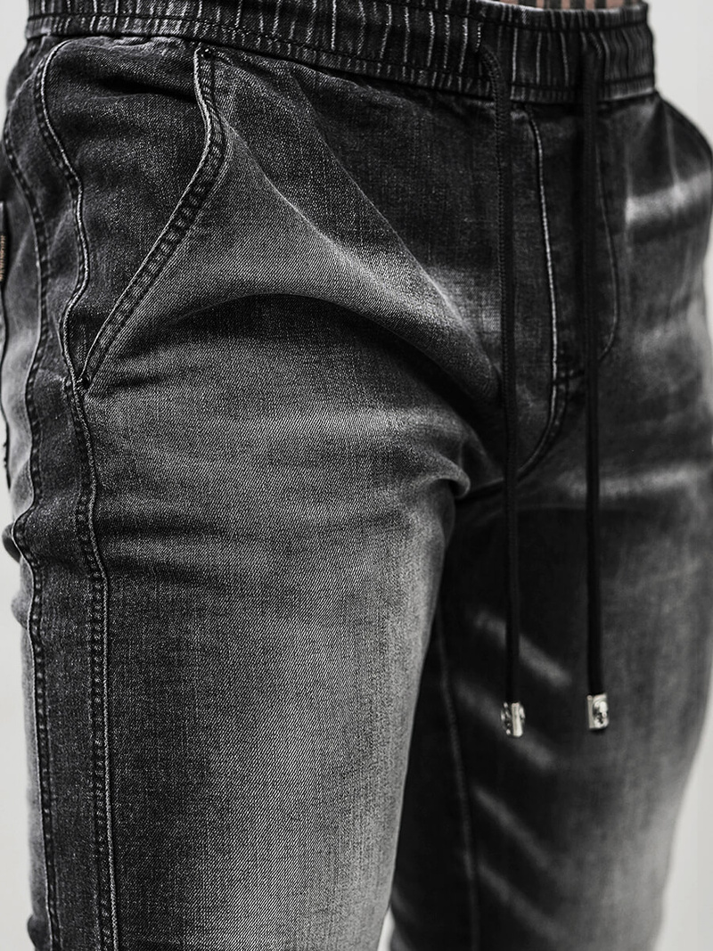 Pánske Jogger Nohavice Čierne OZONEE NB/MP0118N