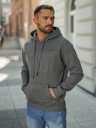 Pánska Mikina Grafitová OZONEE JS/8B1773/5