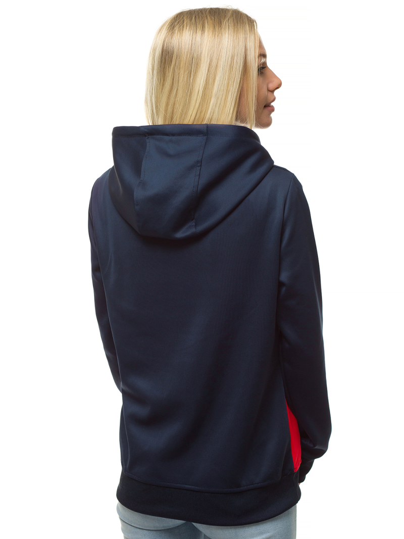 Dámska Mikina Tmavo-Námornícke Modrá OZONEE JS/JK88125/25