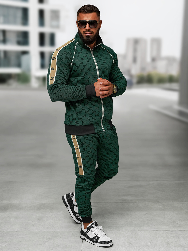 Pánska Tepláková Súprava Zelený OZONEE O/FF5110AB