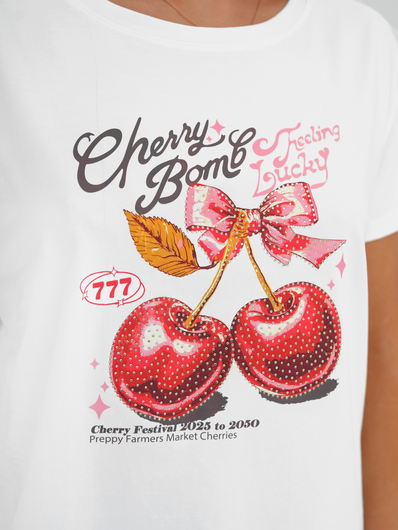 Dámske Tričko Biele OZONEE JS/95T2568/1