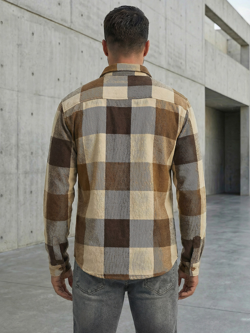 Pánska košeľa Camelová OZONEE NB/MC728KZ