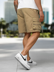 Pánske kraťasy béžové OZONEE JS/27K6538/6