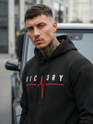 Pánska Mikina Čierna OZONEE JS/8B1757/3