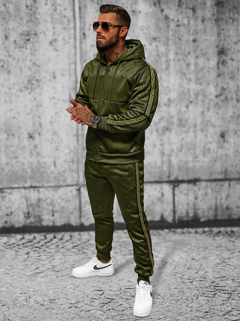 Pánska Tepláková Súprava Zelený OZONEE JS/3C555