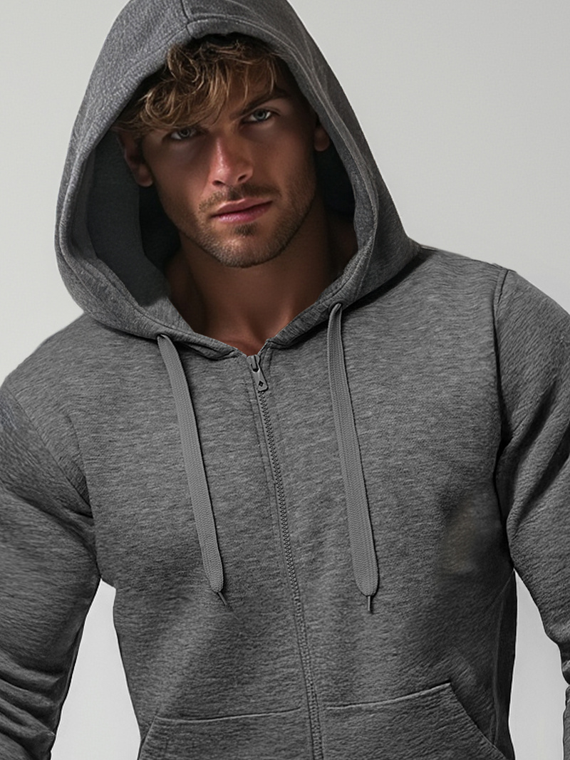 Pánska Mikina Tmavo-Sivá OZONEE JS/2008