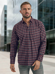 Pánska Košeľa Bordová OZONEE V/V176