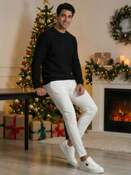 Pánske Nohavice Ecru OZONEE O/P4049Z