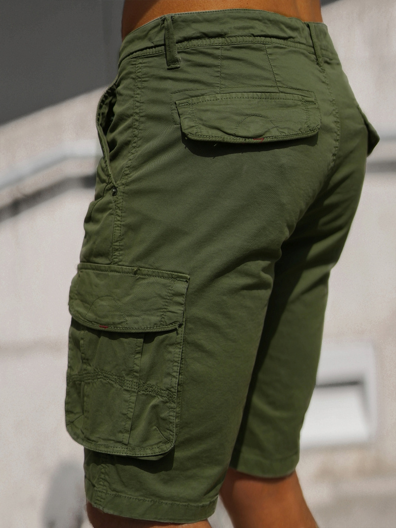 Pánske Chino Kraťasy Zelené OZONEE T/XX160086/3