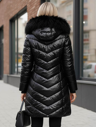 Dámska bunda čierna OZONEE JS/16M9100/392Z