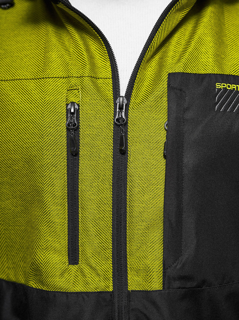 Pánska Bunda Čierna OZONEE JS/22M311/392