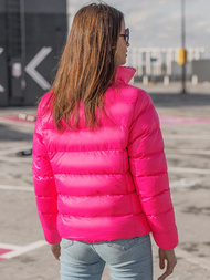 Dámska Bunda ružová OZONEE JS/M23061/1Z