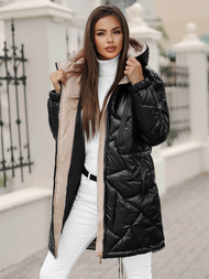 Dámska bunda čierna OZONEE JS/5M3189/392Z