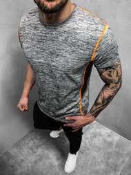 Pánske Tričko Sivé OZONEE JS/KS2104Z