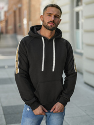 Pánska Mikina Čierna OZONEE JS/8B1730/3