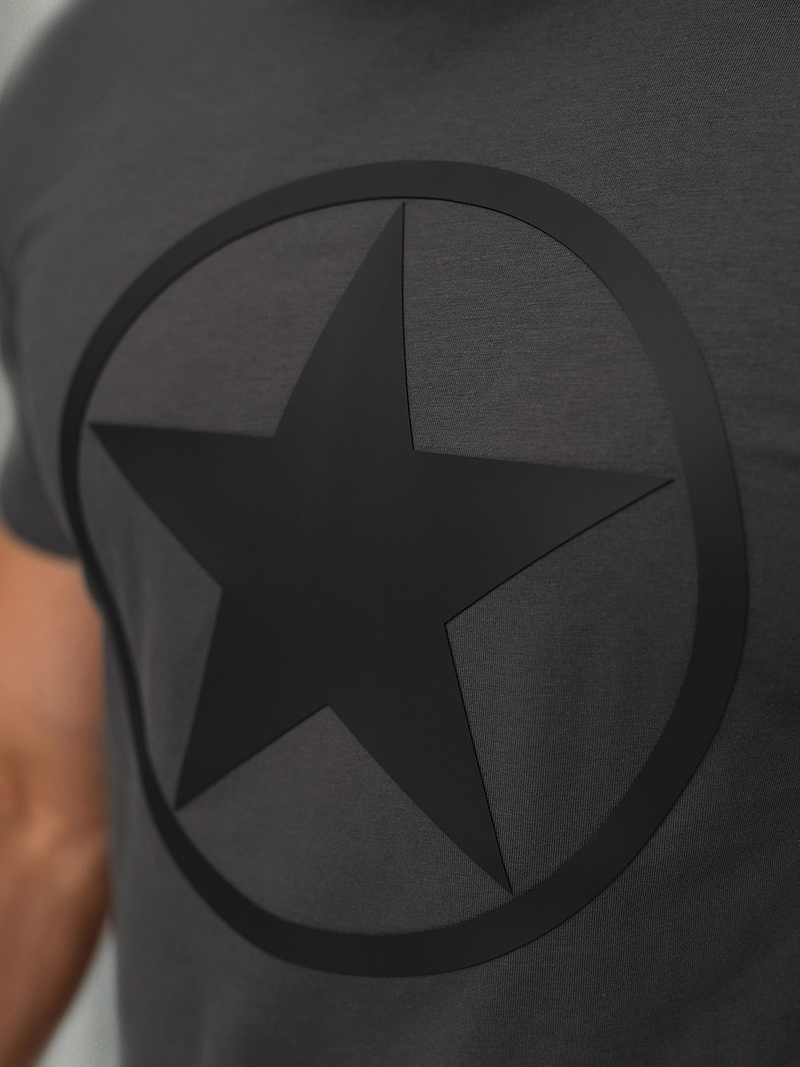 Pánske Tričko Grafitové OZONEE NB/MT3151