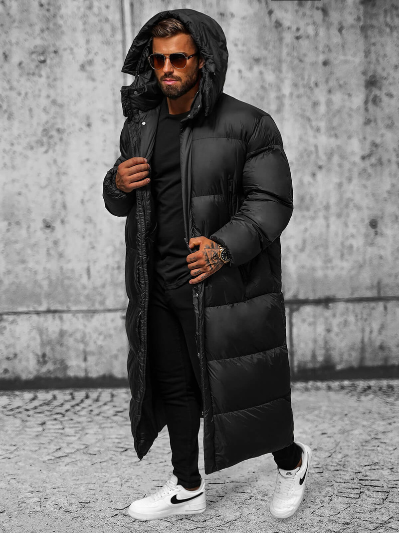 Pánska Bunda Čierna OZONEE O/M3202