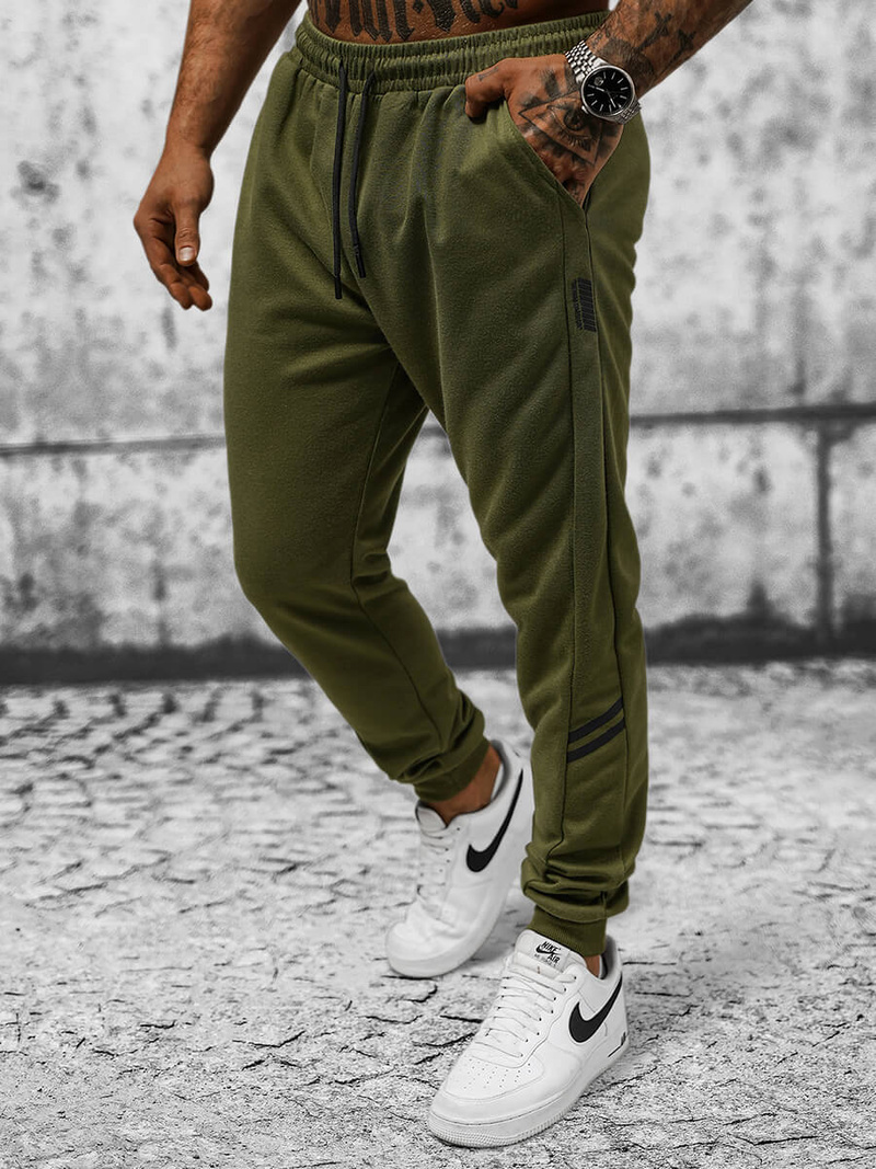 Pánske Tepláky Zelené OZONEE JS/8K205