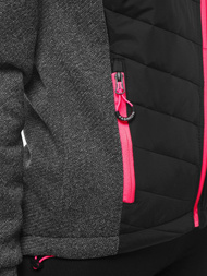 Dámska Bunda Čierna OZONEE JS/KSW4003