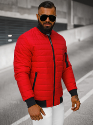 Pánska Bunda Červená OZONEE JS/MY02Z 