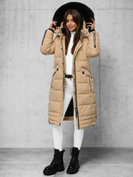 Dámska bunda béžová OZONEE O/W377