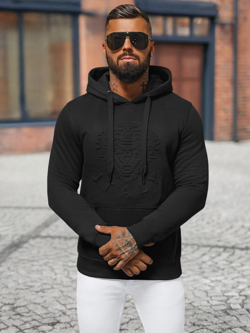 Pánska Mikina Čierna OZONEE NB/MF2012