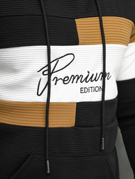 Pánska Mikina Čierna OZONEE O/B7524Z