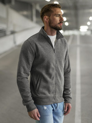 Pánska Mikina Tmavo-Sivá OZONEE JS/2002Z