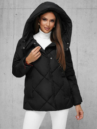 Dámska bunda čierna OZONEE JS/5M3175/392Z