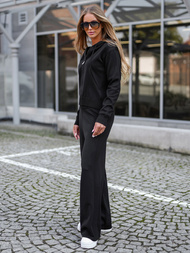 Dámska dvojdielna tepláková súprava čierny OZONEE JS/26C8803/3