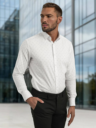 Pánska košeľa biela OZONEE V/V180