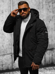 Pánska Bunda Čierna OZONEE JS/5M718/392