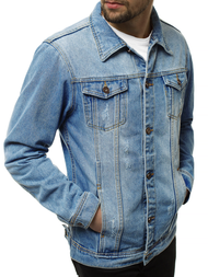 Pánska Riflová bunda Modrá OZONEE V/19276