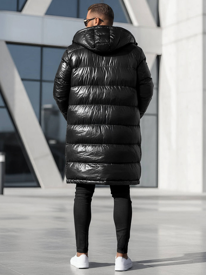 Pánska bunda čierna OZONEE O/M3205Z