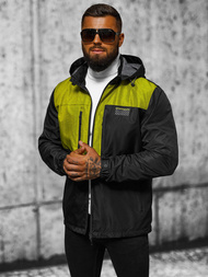 Pánska Bunda Čierna OZONEE JS/22M311/392