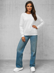 Dámska mikina biela OZONEE JS/W01Z