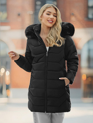 Dámska bunda čierna OZONEE JS/16M9121/392Z