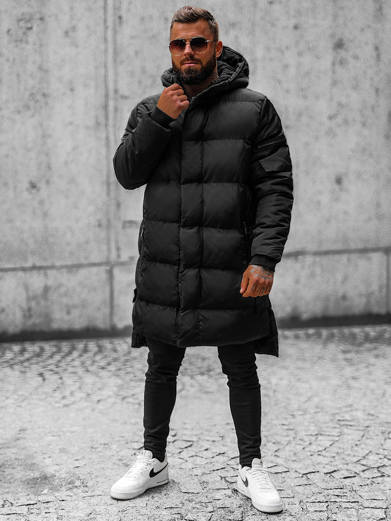 Pánska Bunda Čierna OZONEE O/M799