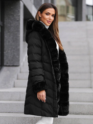 Dámska bunda čierna OZONEE JS/5M3156/392