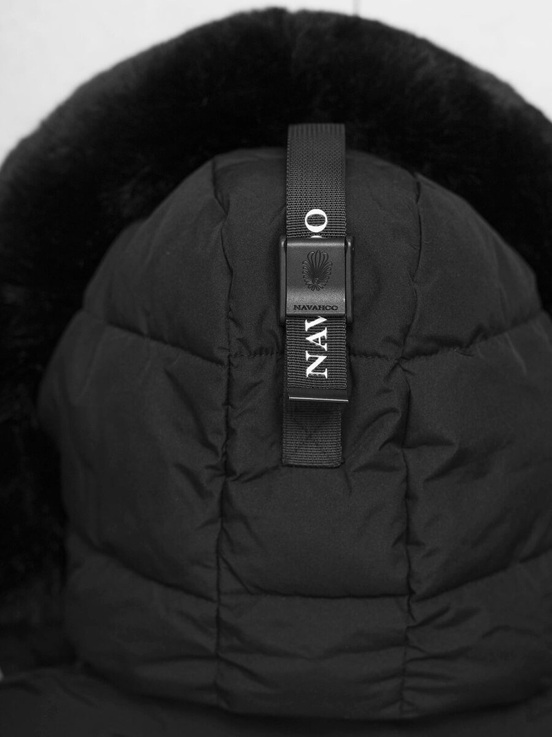 Dámska bunda čierna OZONEE O/W377Z