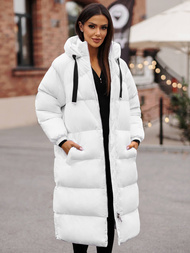 Dámska bunda biela OZONEE JS/5M3163/281Z