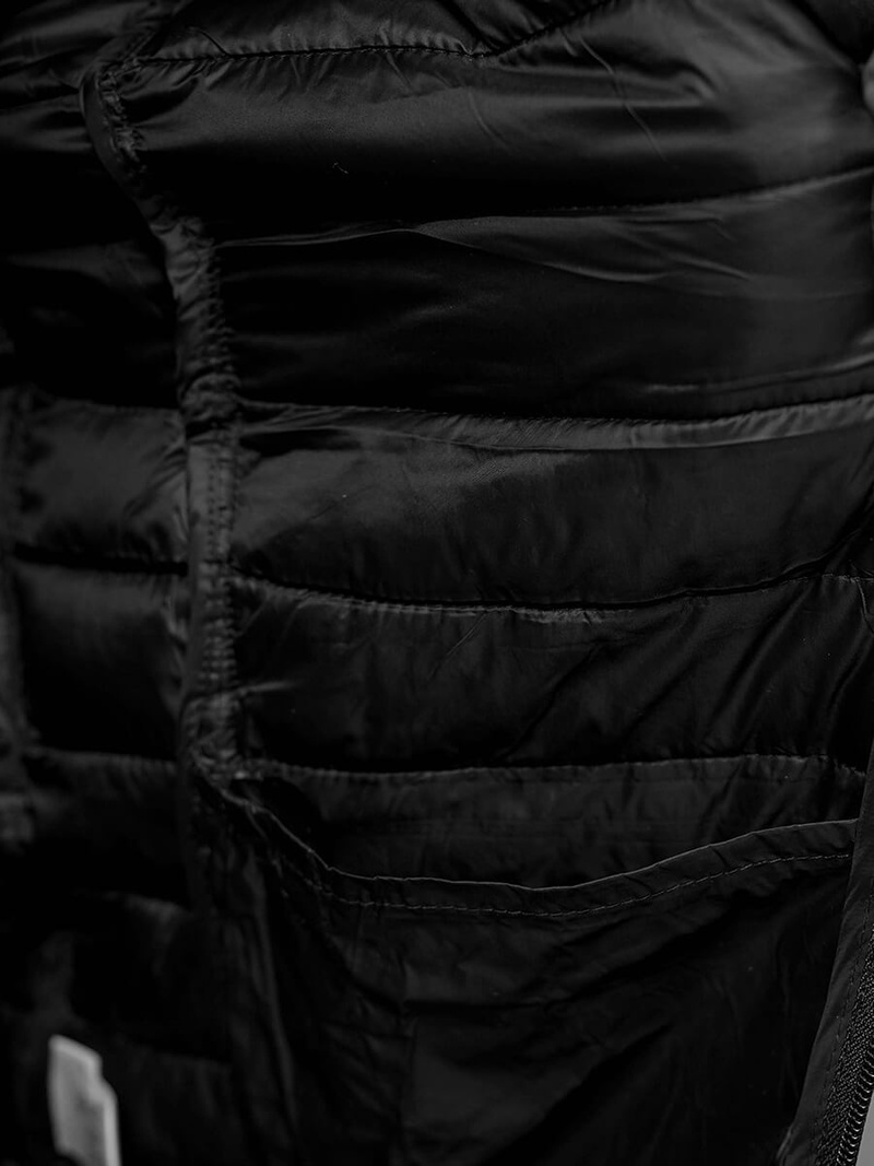 Pánska Bunda Čierna OZONEE JS/HM112/1Z