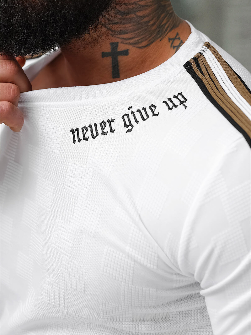 Pánske Tričko Biele OZONEE O/QS11621